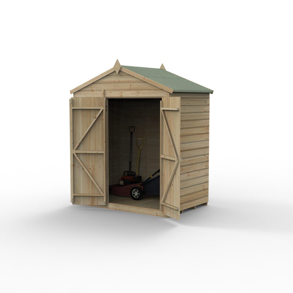 Beckwood 6×4 Apex Shed – No Windows 5013053201138 2